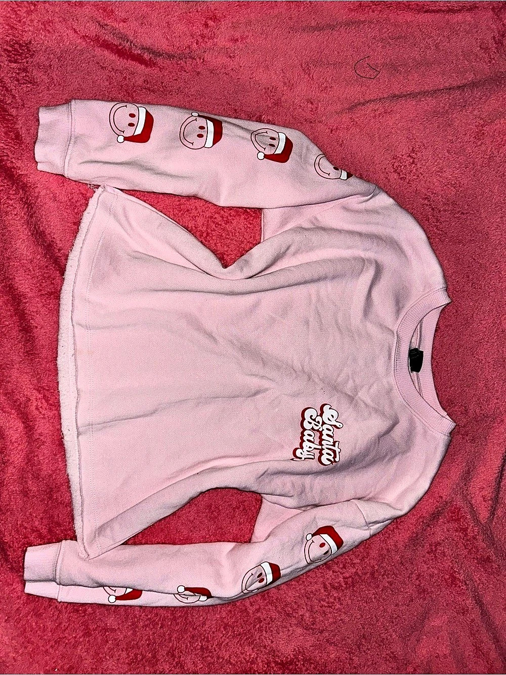 Pink Graphic Long Sleeve Top